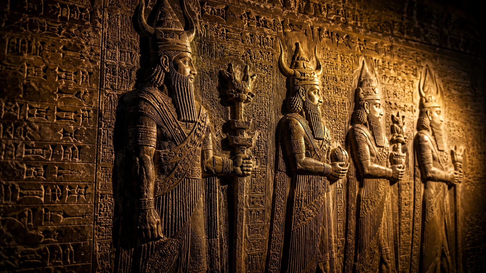 Anunnaki — Sumerisches Relief
